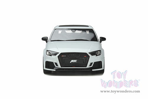 GT Spirit - Audi RS3 (8V) Sedan (2019, 1/18 scale resin model car, Glacier White) GT346