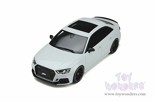 GT Spirit - Audi RS3 (8V) Sedan (2019, 1/18 scale resin model car, Glacier White) GT346