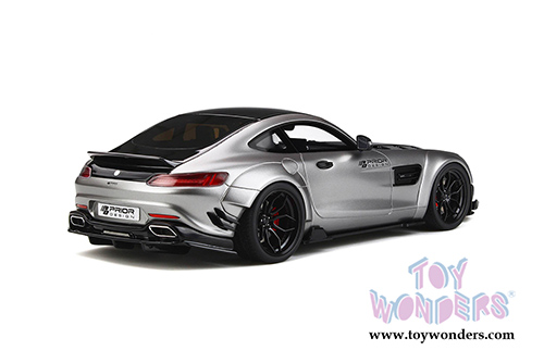GT Spirit - Mercedes-Benz AMG GT Modified By Prior Design (2015, 1/18 scale resin model car, Satin Silver) GT723