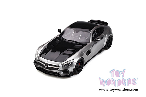 GT Spirit - Mercedes-Benz AMG GT Modified By Prior Design (2015, 1/18 scale resin model car, Satin Silver) GT723