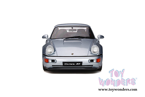 GT Spirit - Porsche 911 Carrera RS 3.8 Hardtop (1993, 1/18 scale resin model car, Polar Silver) GT735