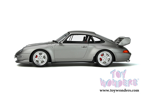 GT Spirit - Porsche 911 Carrera RS Club Sport (1995, 1/18 scale resin model car, Arctic Silver) GT739