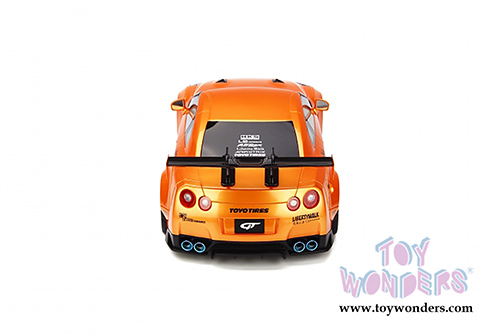GT Spirit - LB Nissan GTR R35 Hard Top (2015, 1/18 scale resin model car, Orange) GT742