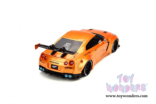 GT Spirit - LB Nissan GTR R35 Hard Top (2015, 1/18 scale resin model car, Orange) GT742