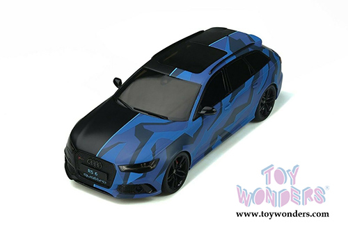GT Spirit - Audi RS6 Avant Hardtop (1/18 scale resin model car, Blue Camouflage) GT799