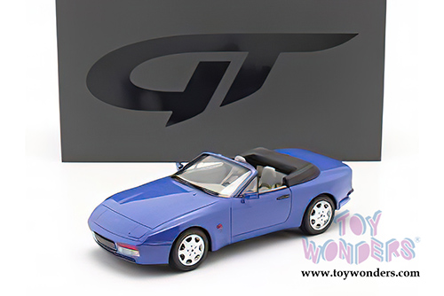 GT Spirit - Porsche 944 Turbo S2 Convertible (1989, 1/18 scale resin model car, Maritime Blue) GT804