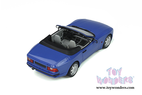 GT Spirit - Porsche 944 Turbo S2 Convertible (1989, 1/18 scale resin model car, Maritime Blue) GT804