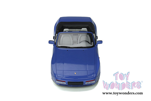 GT Spirit - Porsche 944 Turbo S2 Convertible (1989, 1/18 scale resin model car, Maritime Blue) GT804
