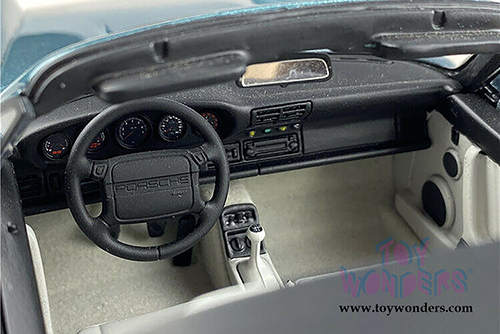 GT Spirit - Porsche 911 (964) Carrera 4 Targa (1991, 1/18 scale resin model car, Turquoise) GT805