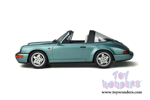 GT Spirit - Porsche 911 (964) Carrera 4 Targa (1991, 1/18 scale resin model car, Turquoise) GT805