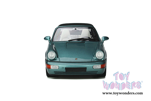 GT Spirit - Porsche 911 (964) Carrera 4 Targa (1991, 1/18 scale resin model car, Turquoise) GT805