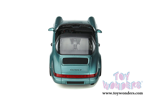 GT Spirit - Porsche 911 (964) Carrera 4 Targa (1991, 1/18 scale resin model car, Turquoise) GT805