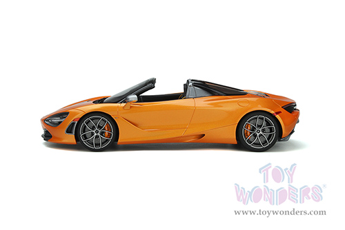 GT Spirit - McLaren 720S Spider open Convertible (2018, 1/18 scale resin model car, Papaya Spark Orange) GT819