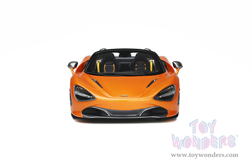 GT Spirit - McLaren 720S Spider open Convertible (2018, 1/18 scale resin model car, Papaya Spark Orange) GT819