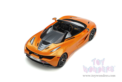 GT Spirit - McLaren 720S Spider open Convertible (2018, 1/18 scale resin model car, Papaya Spark Orange) GT819