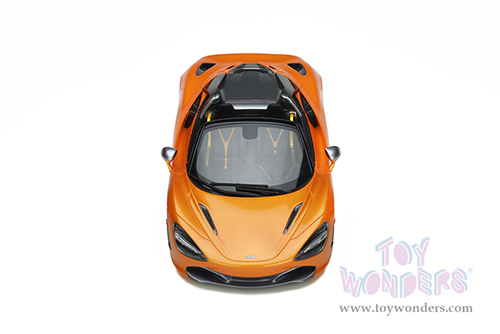 GT Spirit - McLaren 720S Spider open Convertible (2018, 1/18 scale resin model car, Papaya Spark Orange) GT819