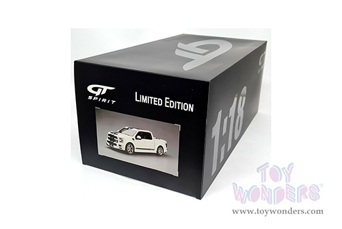 GT Spirit - Ford Shelby F-150 Super Snake Pickup Truck with Bed Cover (2017, 1/18 scale resin model car, White) GT824