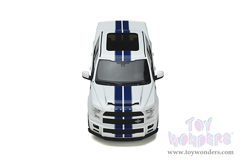 GT Spirit - Ford Shelby F-150 Super Snake Pickup Truck with Bed Cover (2017, 1/18 scale resin model car, White) GT824