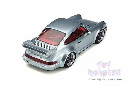GT Spirit - Porsche 911 (964) RSR 3.8 (1993, 1/18 scale resin model car, Polar Silver) GT837