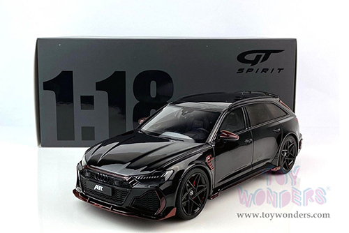 GT Spirit - Audi ABT RS6 (2021, 1/18 scale resin model car, Night Black) GT868