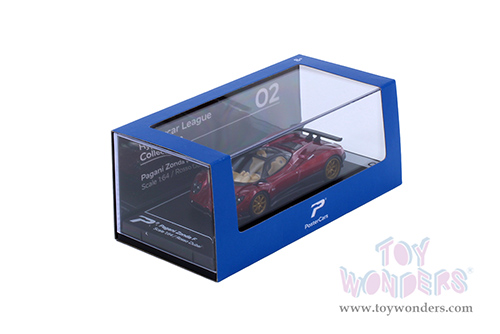 H02 Kinsmart PosterCars Hypercar League Pagani Zonda F Diecast Model Car