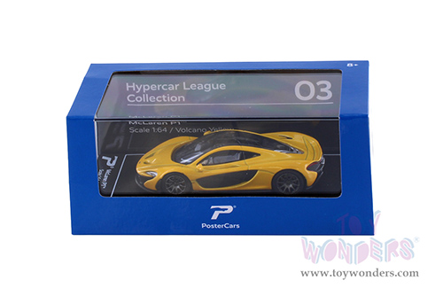 H03 Kinsmart PosterCars Hypercar League McLaren P1 Diecast Model Ca