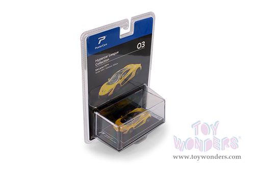 H03B Kinsmart PosterCars Hypercar League Collection McLaren P1 Diecast Model Car Blister Card Package
