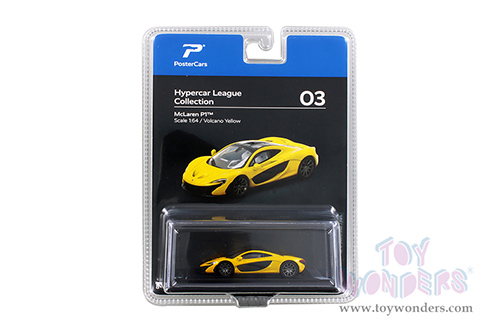 H03B Kinsmart PosterCars Hypercar League Collection McLaren P1 Diecast Model Car