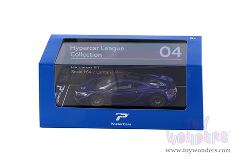 H04 Kinsmart PosterCars Hypercar League McLaren P1 Diecast Model Car