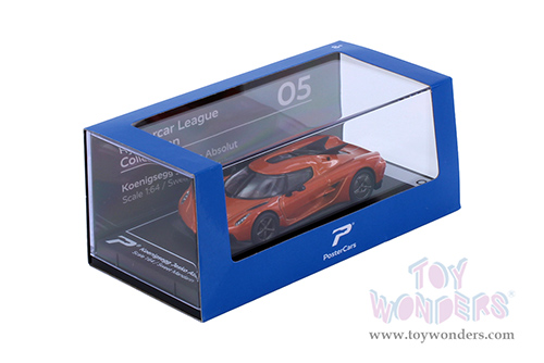 H05 Kinsmart PosterCars Hypercar League Koenigsegg Jesko Absolute Diecast Model Car