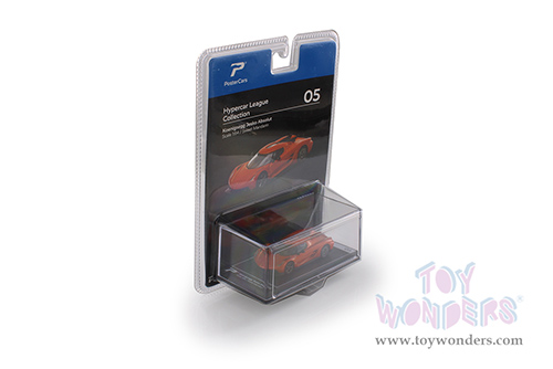 H05B Kinsmart PosterCars Hypercar League Koenigsegg Jesko Absolute Diecast Model Car Blister Card Package