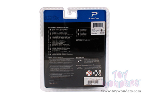 Kinsmart - PosterCars Hypercar League Collection | Koenigsegg Jesko Absolute (1/64 Scale diecast model car, Crystal White) H06B