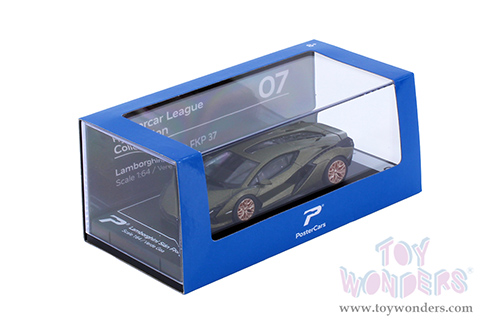 H07 Kinsmart PosterCars Hypercar League Lamborghini Sian FKP 37 Diecast Model Car
