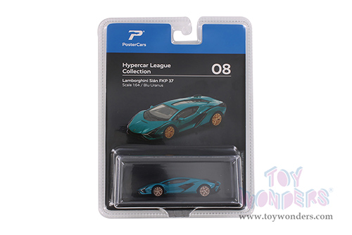 H08B Kinsmart PosterCars Hypercar League Lamborghini Sian FKP 37 Diecast Model Car
