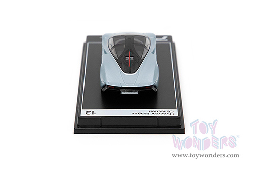 Kinsmart - PosterCars Hypercar League Collection | McLaren Speedtail (1/64 Scale diecast model car, Speedtail Silver) H13