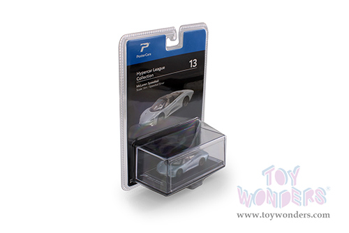 H13B Kinsmart PosterCars Hypercar League Collection McLaren Speedtail Diecast Model Car