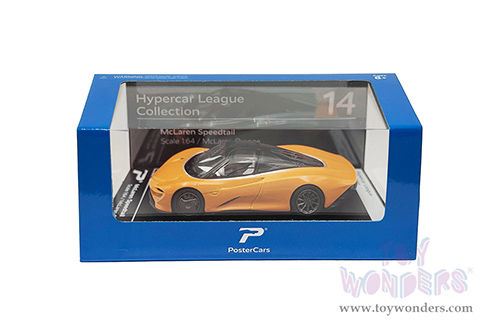 H14 Kinsmart PosterCars Hypercar League Collection McLaren Speedtail Diecast Model Car