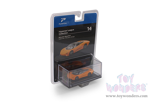 H14B Kinsmart PosterCars Hypercar League Collection McLaren Speedtail Diecast Model Car