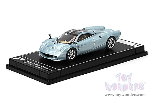 Kinsmart - PosterCars Hypercar League Collection | Pagani Huayra Codalunga (1/64 Scale diecast model car, Azzurro Sardegna) H21