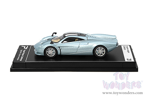 Kinsmart - PosterCars Hypercar League Collection | Pagani Huayra Codalunga (1/64 Scale diecast model car, Azzurro Sardegna) H21