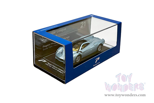 Kinsmart - PosterCars Hypercar League Collection | Pagani Huayra Codalunga (1/64 Scale diecast model car, Azzurro Sardegna) H21