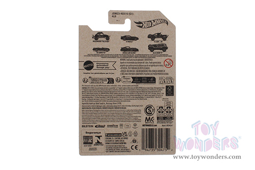 Mattel Hot Wheels - Pearl  & Chrome Assorted - 57th Anniversary Series (3" diecast model car, Purple/Gold) HDH54956G