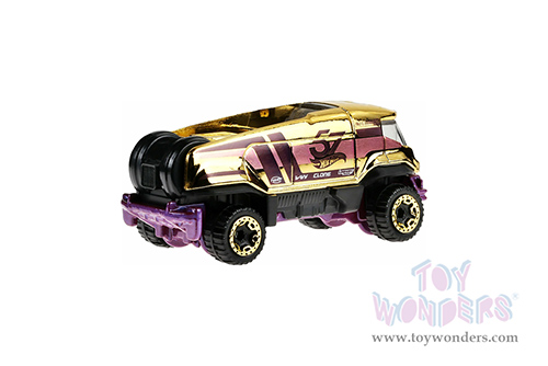 Mattel Hot Wheels - Pearl  & Chrome Assorted - 57th Anniversary Series (3" diecast model car, Purple/Gold) HDH54956G
