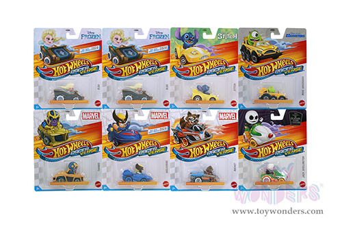 Mattel Hot Wheels - Racer Verse™ Character Car Assorted (2.25" diecast model car, Asstd.) HKB86956M