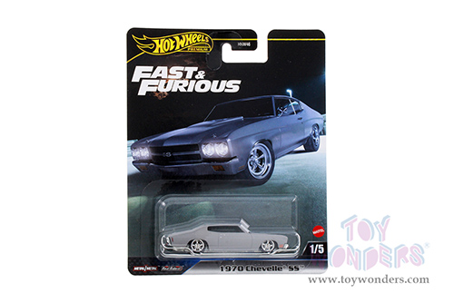 Mattel Hot Wheels Premium - Fast  & Furious Assorted (3" scale diecast model car, Asstd.) HNW46956J