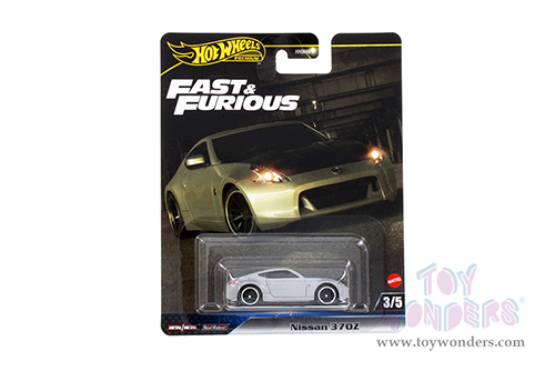 Mattel Hot Wheels Premium - Fast  & Furious Assorted (3" scale diecast model car, Asstd.) HNW46956J
