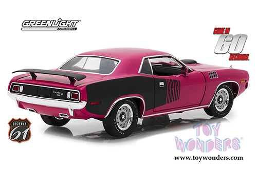 Greenlight - Shannon from "Gone in 60 Seconds" - Plymouth Hemi&reg; 'Cuda Hard Top (1971, 1/18 scale diecast model car, Pink) HWY18010