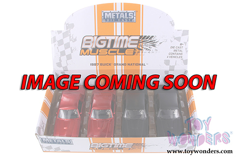 Jada Toys - Metals Die Cast | Bigtime Muscles Dodge Challenger SRT Hellcat Hardtop (2015, 1/24 scale diecast model car, Asstd.) 31318DP1