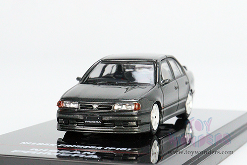 Inno Models - Nissan Primera P10 (1/64 scale diecast model car, Gun Metal Grey) IN64P10-GMG