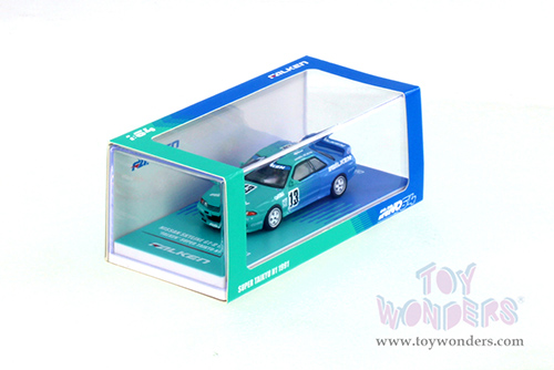 Inno Models - Nissan Skyline GT-R (R32) #13 "Falken Tires" Super Taikyu N1 (1991)(1/64 scale diecast model car, Green/Blue) IN64R32-FAL